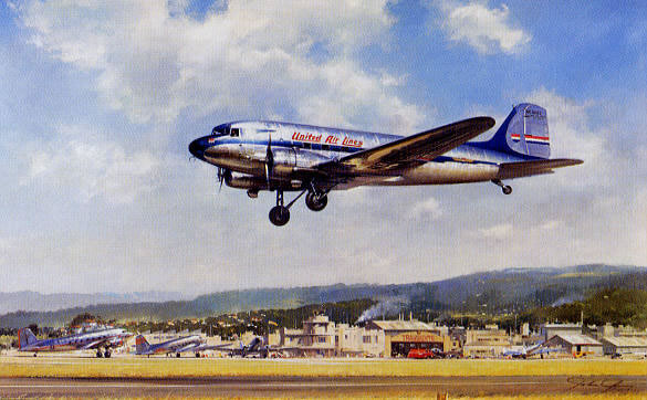 "Heartland Express" - John Young - DC-3 Aviation Art